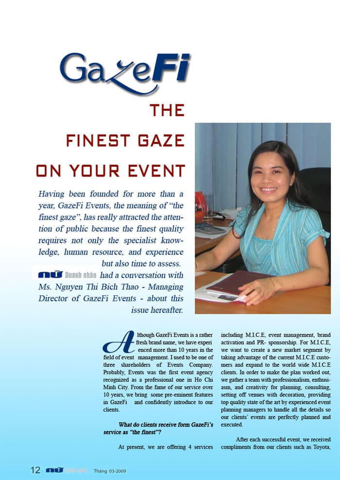 What GazeFi Promised in March 2009: And What Came True