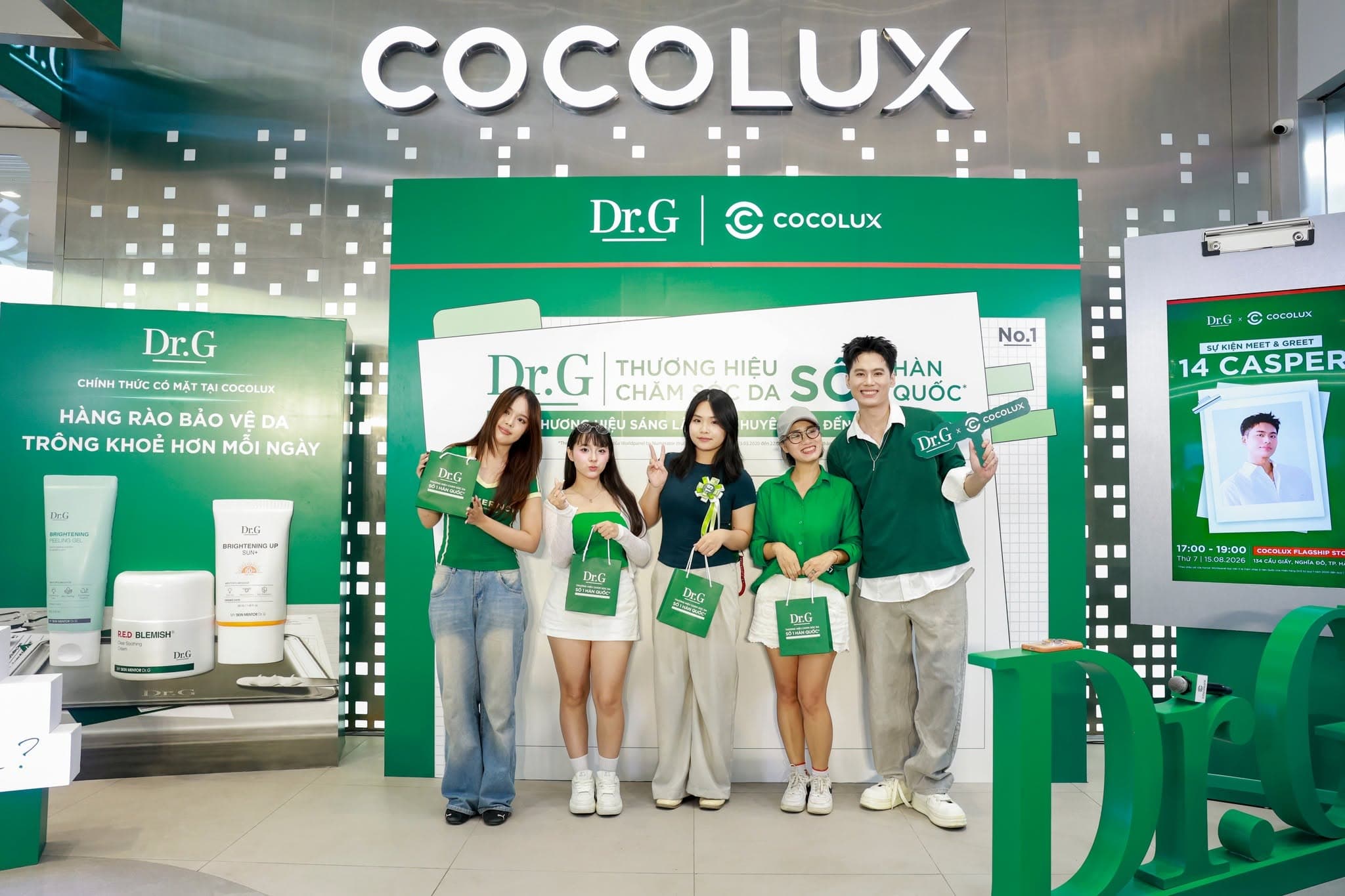 Consumers testing Dr.G products and checking in