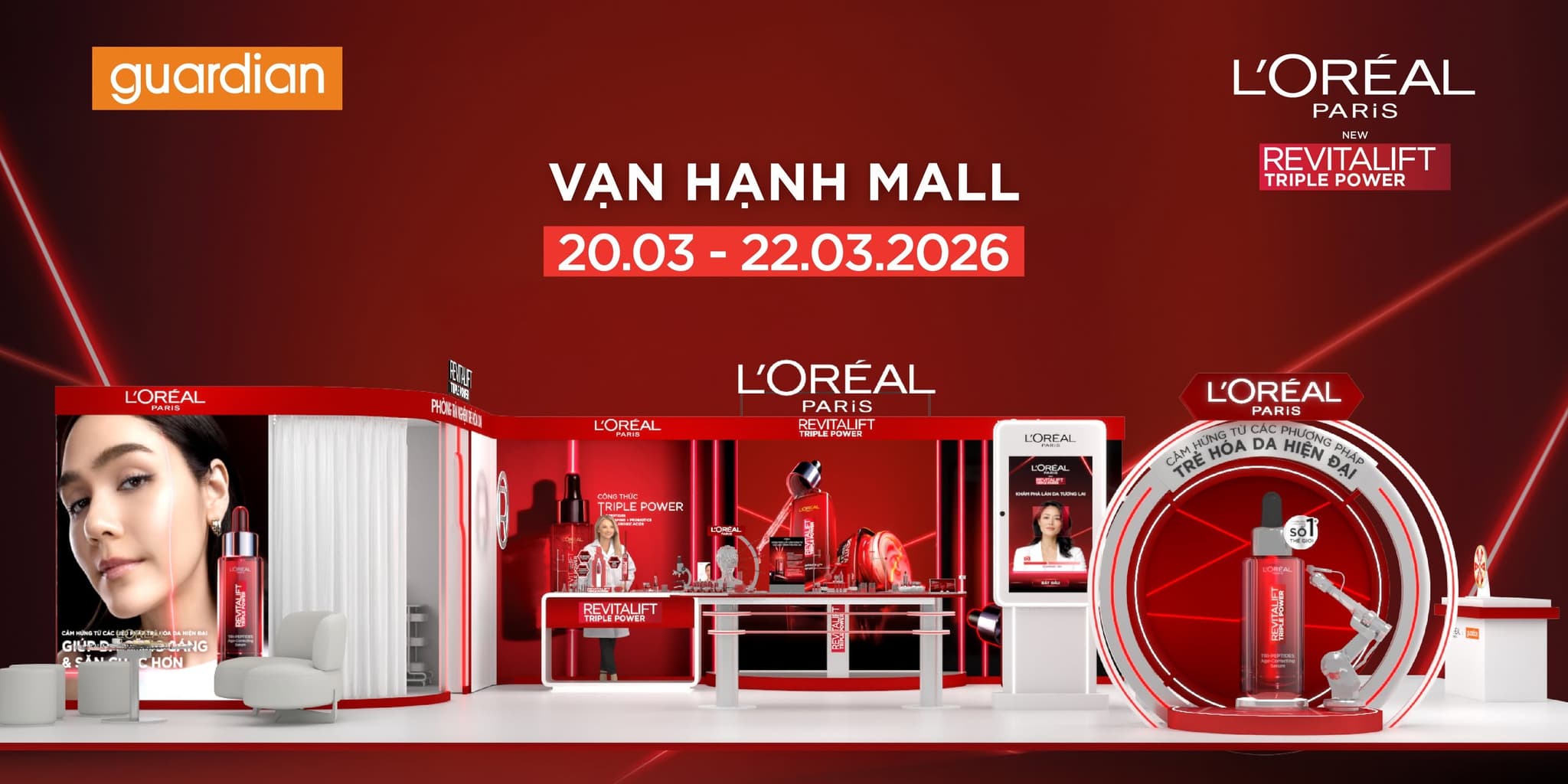 Enthusiastic crowd participating in L’Oréal Paris x Guardian beauty masterclass