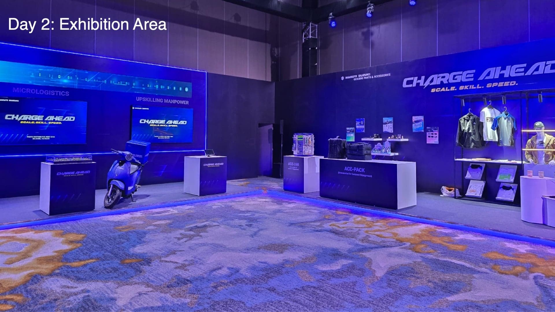 Maruti Suzuki Presentation Slide 05 - Act II · Exhibition Showcase · Slide 05