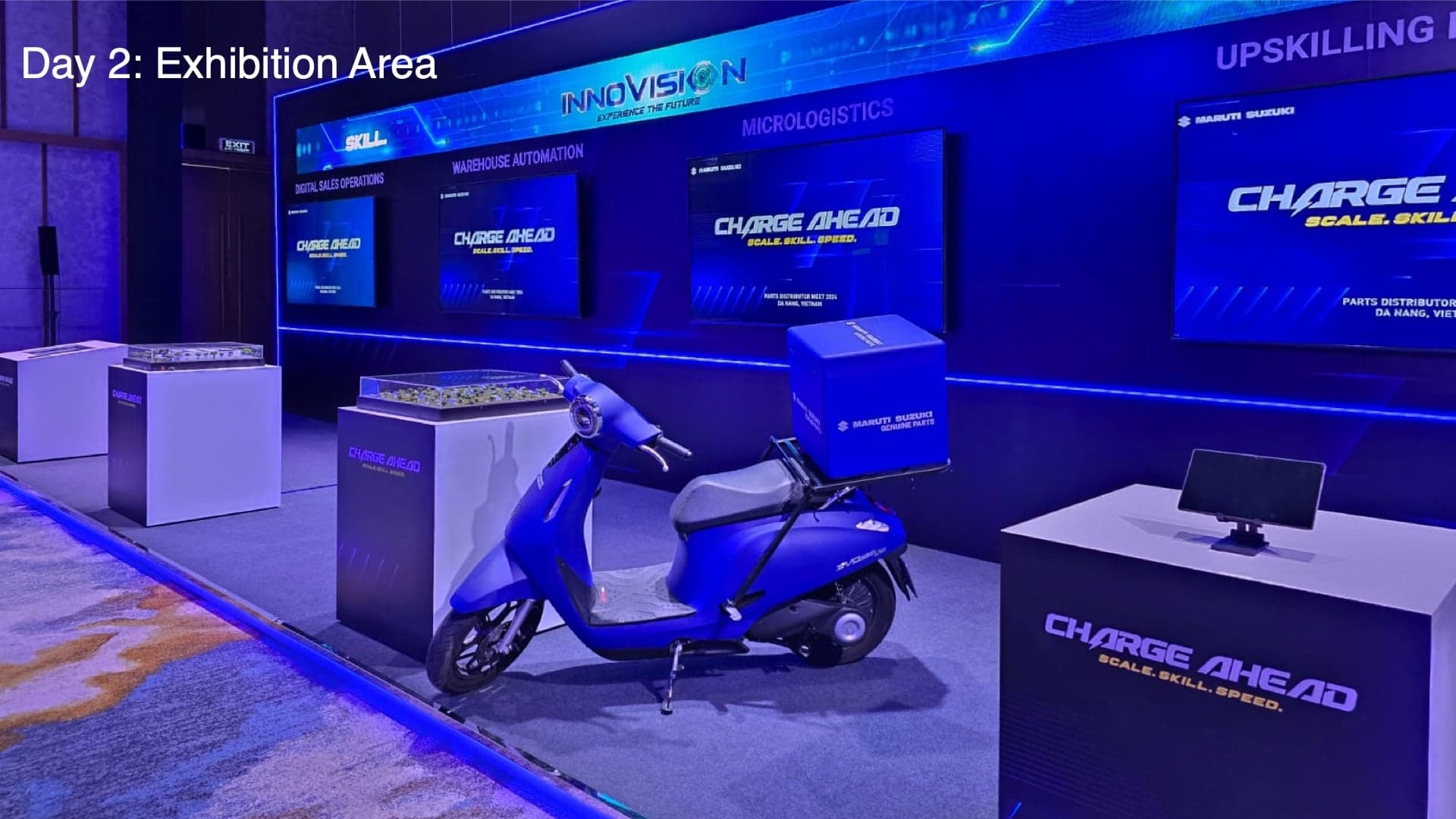 Maruti Suzuki Presentation Slide 07 - Act II · Exhibition Showcase · Slide 07