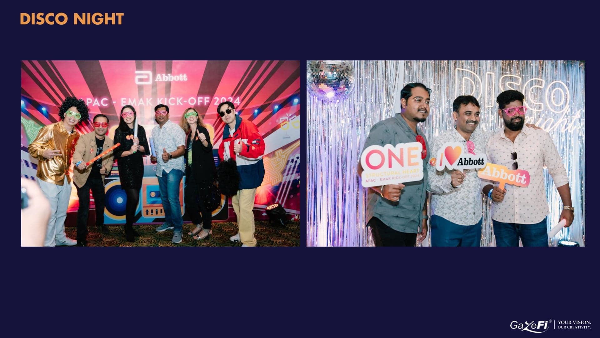Abbott APAC Presentation Slide 19 - Neon Disco Night & Team Celebration